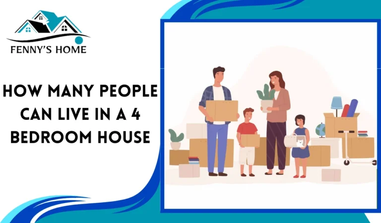 How many people can live in a 4-bedroom house?